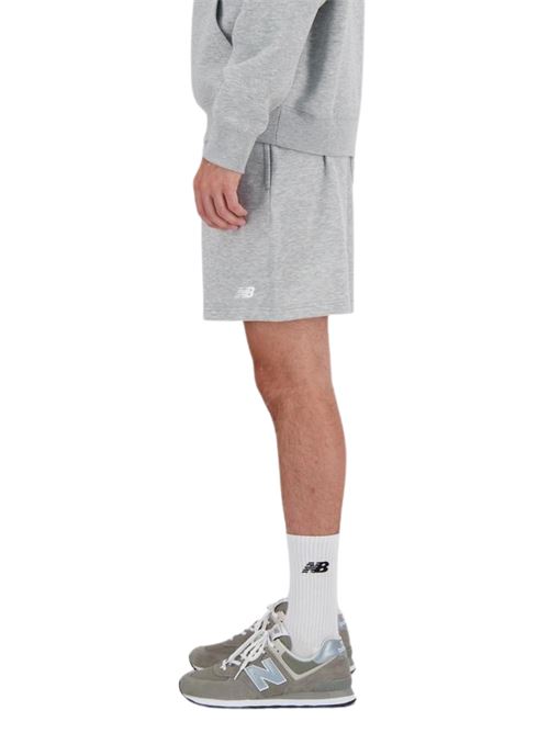 New Balance Sport Essentials French Terry Pantaloncini Uomo NEW BALANCE | MS41520AG-ATHLETIC_GREY